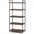 Tribeca Tall Open Shelving Unit - Walnut