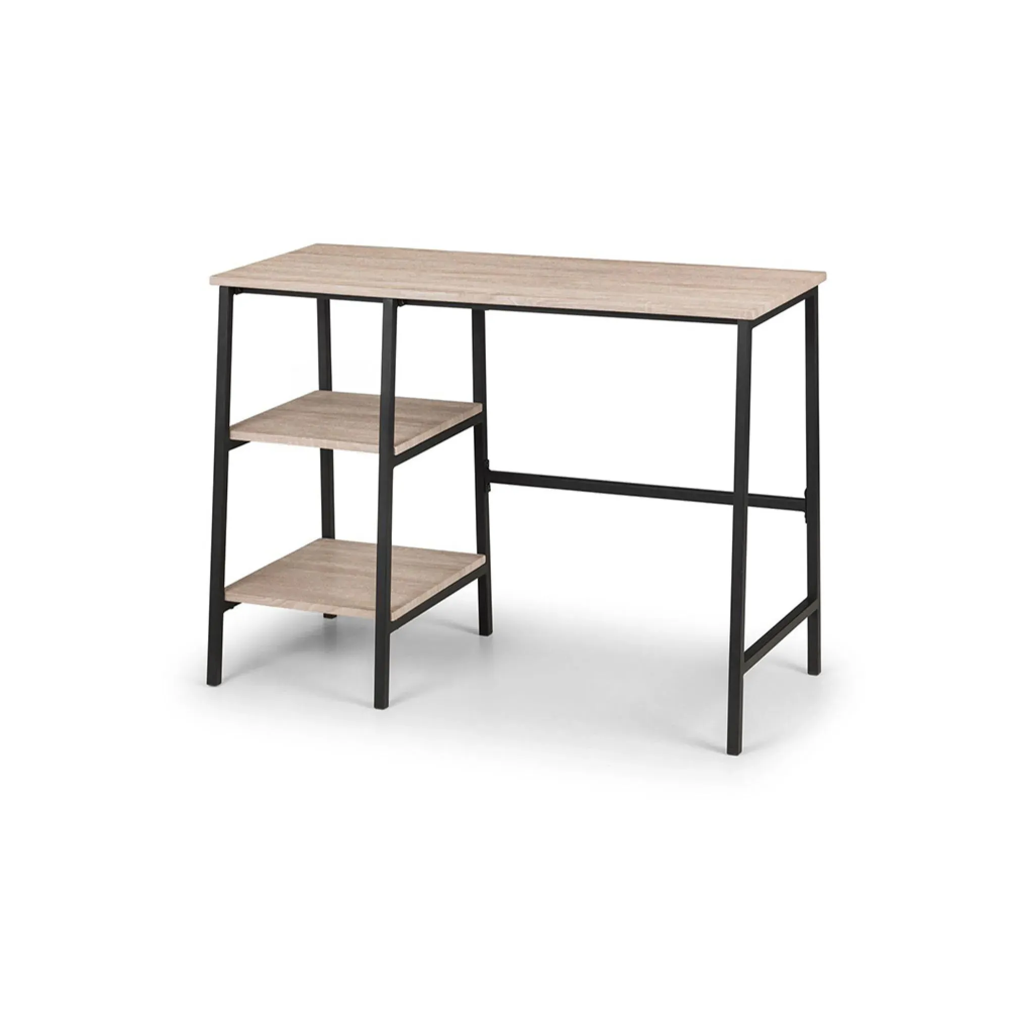 Tribeca Writing Desk - Oak, Metal