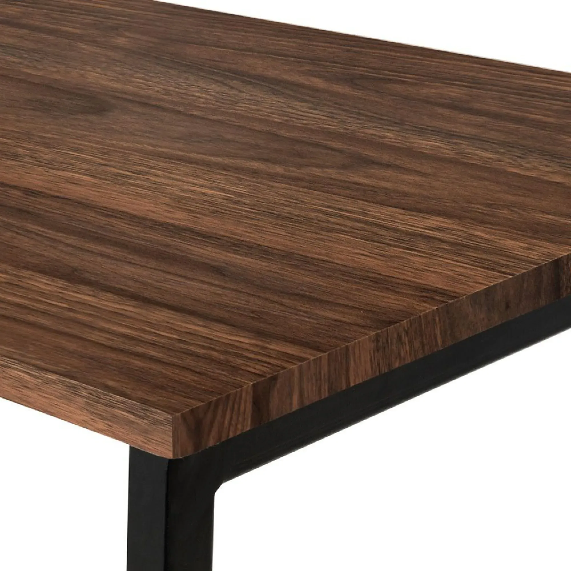 Tribeca Writing Desk - Walnut, Metal