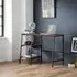 Tribeca Writing Desk - Walnut, Metal
