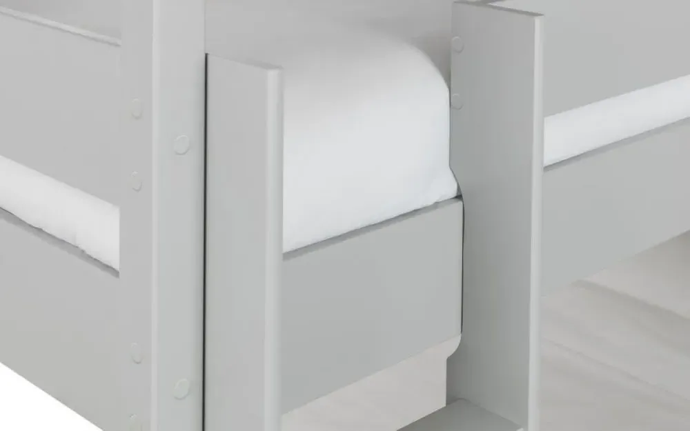 Trio 3 Level Bunk Bed - Grey