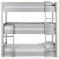 Trio 3 Level Bunk Bed - Grey
