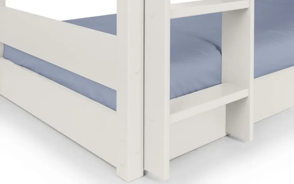 Trio 3 Level Bunk Bed - White