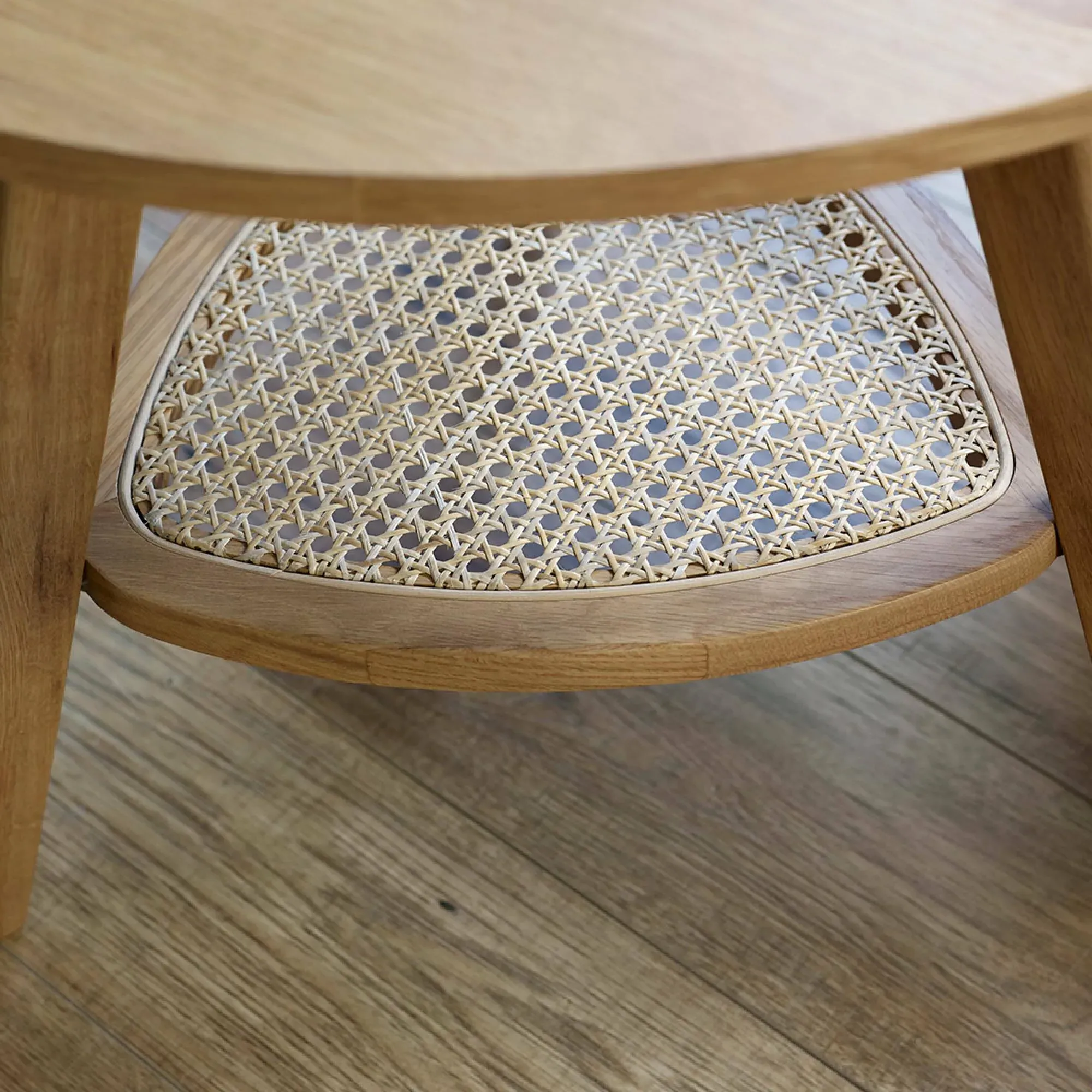 Vera Oak Triangular Side Table - Natural