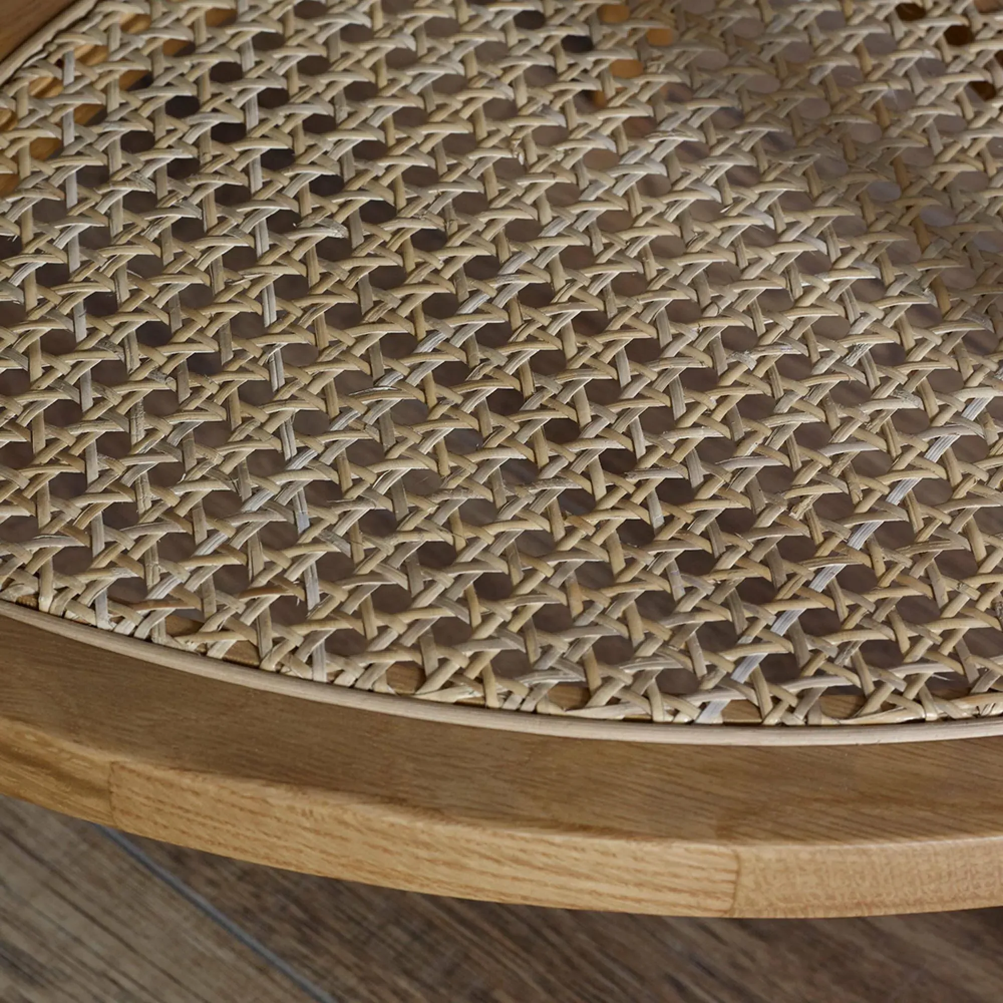 Vera Oak Triangular Side Table - Natural