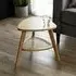 Vera Oak Triangular Side Table - Natural