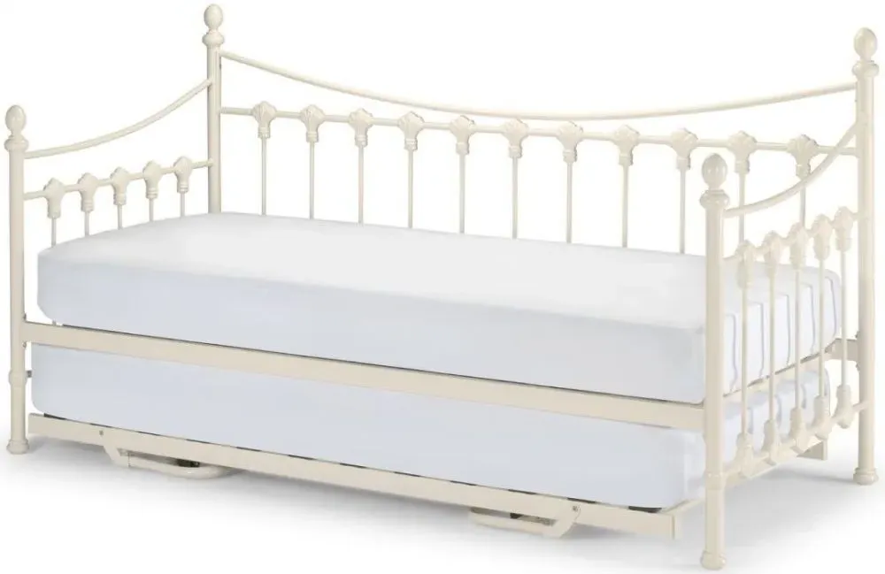 Versailles Metal Frame Day Bed - White