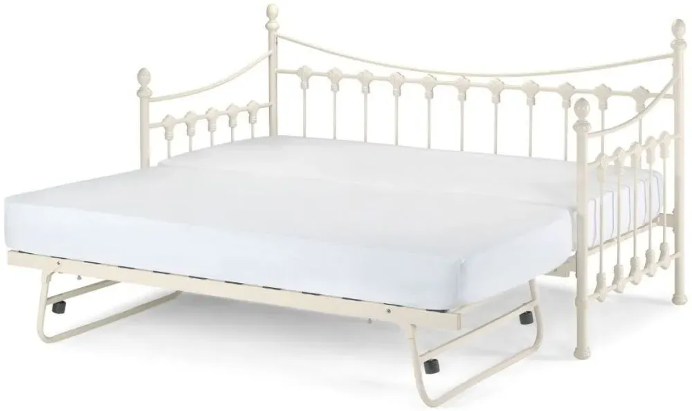 Versailles Metal Frame Day Bed - White