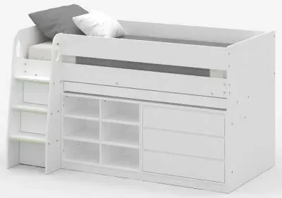 Vespa Midsleeper Bed - White image