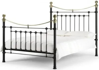 Victoria Metal Bed Frame - Black