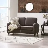 Vivo 2-Seater Sofa - Brown, Faux Leather