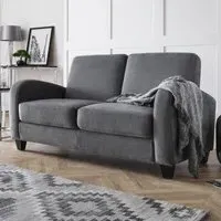 Vivo 2-Seater Sofa - Grey, Chenille