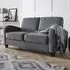 Vivo 2-Seater Sofa - Grey, Chenille