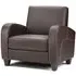 Vivo Armchair - Brown, Faux Leather