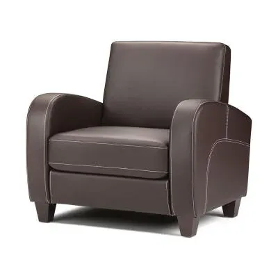 Vivo Armchair - Brown, Faux Leather image