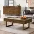 Woburn 2 Drawer Coffee Table - Brown, Reclaimed Pine