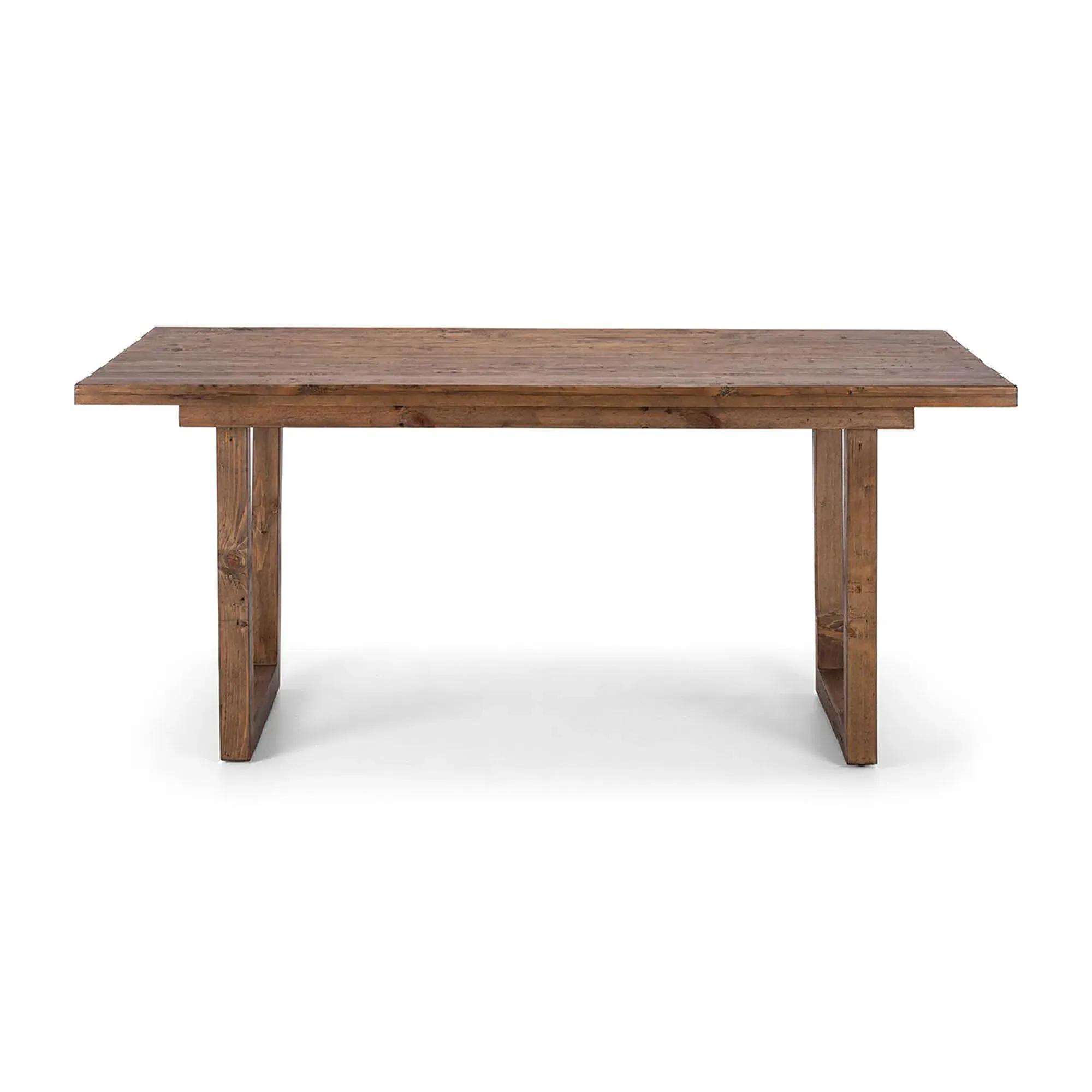 Woburn Reclaimed Pine 6-Seater Dining Table - Brown