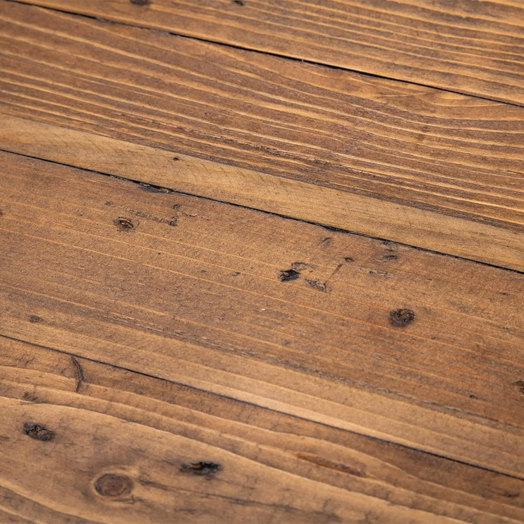 Woburn Reclaimed Pine 6-Seater Dining Table - Brown