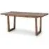 Woburn Reclaimed Pine 6-Seater Dining Table - Brown