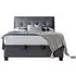 Accent Vogue Ottoman Storage Bed - Grey, Fabric