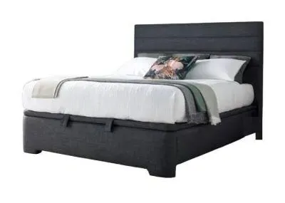Appleby Ottoman Storage Bed - Pendle Slate, Fabric