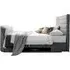 Appleton Ottoman Storage TV Bed - Marbella Grey, Fabric