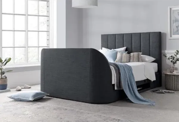 Medway Ottoman Storage TV Bed - Grey