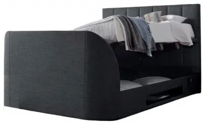 Medway Ottoman Storage TV Bed - Grey