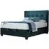 Walkworth Ottoman Storage Bed - Deep Ocean Blue, Fabric