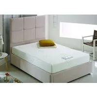Silver 15cm Reflex Visco Memory Foam Divan Bed