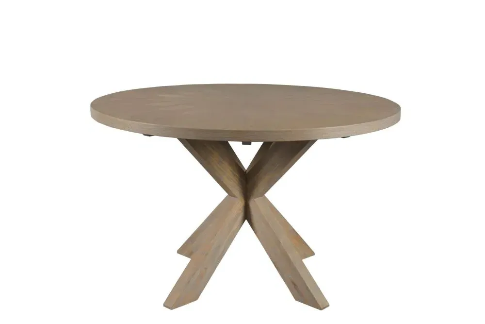 Bergerac 120cm Round Dining Table - Oak