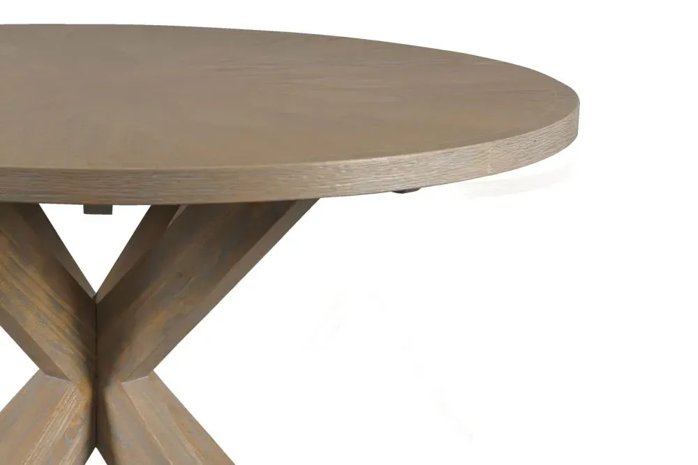 Bergerac 120cm Round Dining Table - Oak
