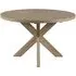 Bergerac 120cm Round Dining Table - Oak