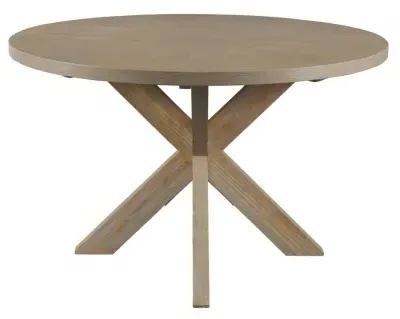 Bergerac 120cm Round Dining Table - Oak image