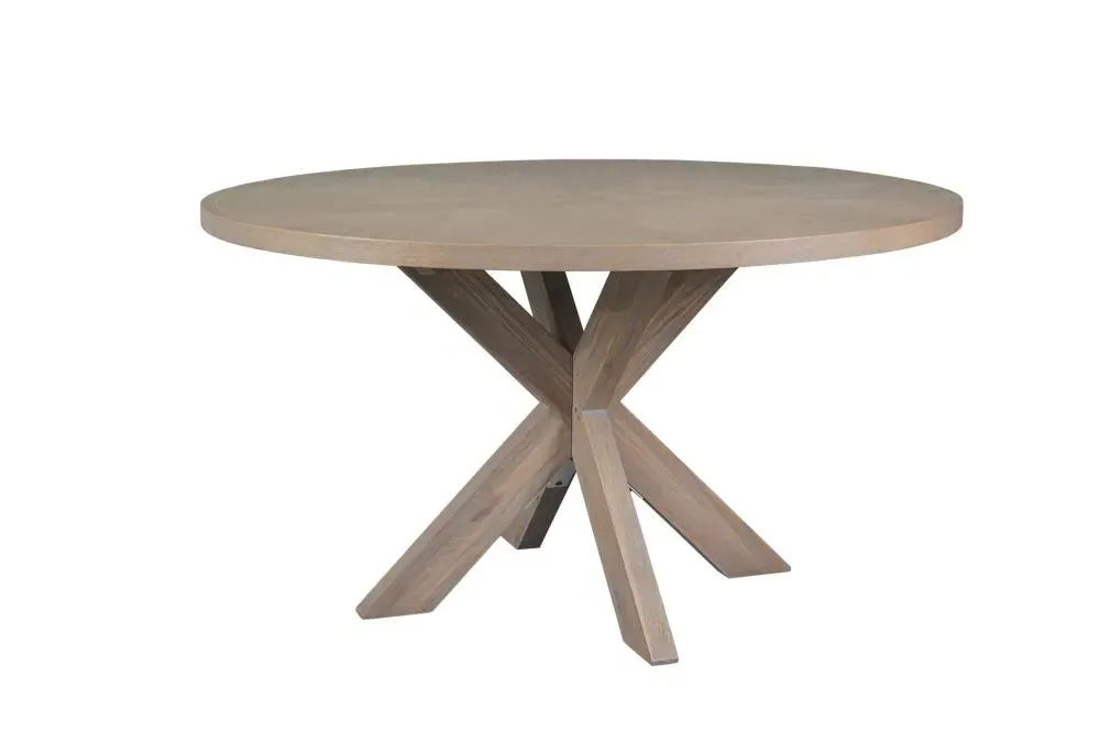 Bergerac 140cm Round Dining Table - Oak