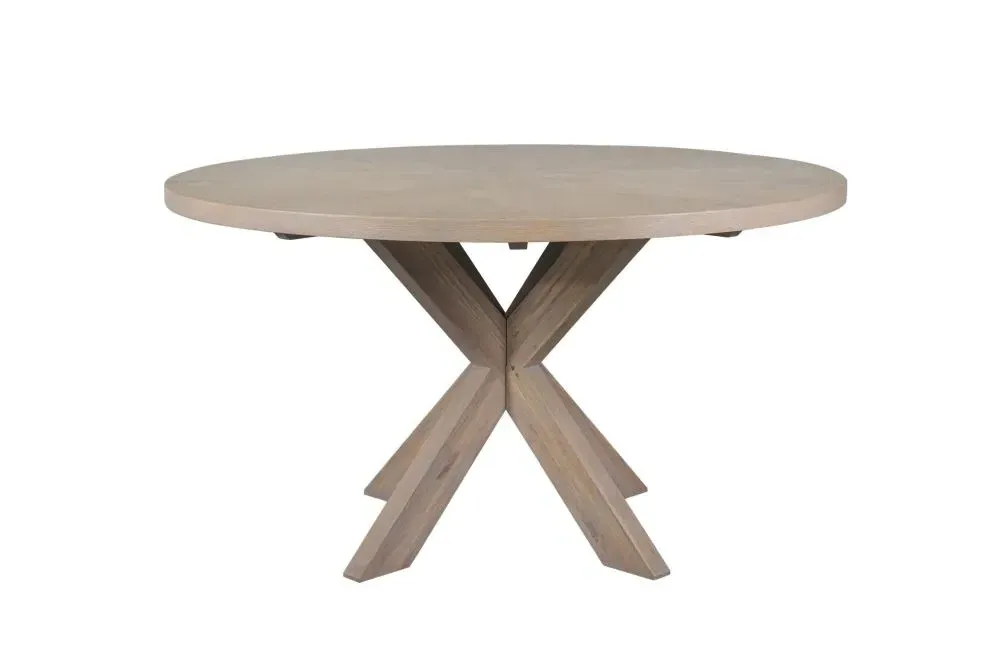 Bergerac 140cm Round Dining Table - Oak