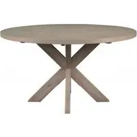 Bergerac 140cm Round Dining Table - Oak