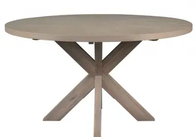 Bergerac 140cm Round Dining Table - Oak