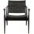 Bergerac Armchair - Black, Leather