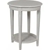 Bonaparte Round Side Table - Putty