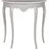 Chateau French Half Moon Console Table - Distressed Linen