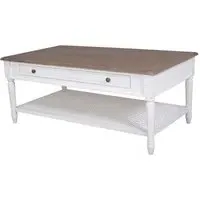 Delphine French Coffee Table - Off-White