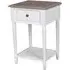 Delphine French Side Table - Off-White