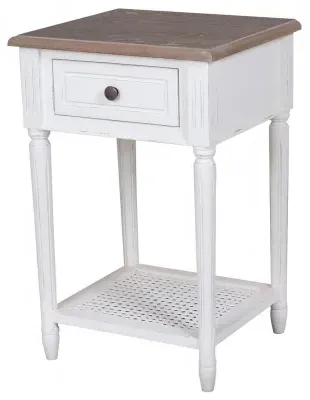 Delphine French Side Table - Off-White image