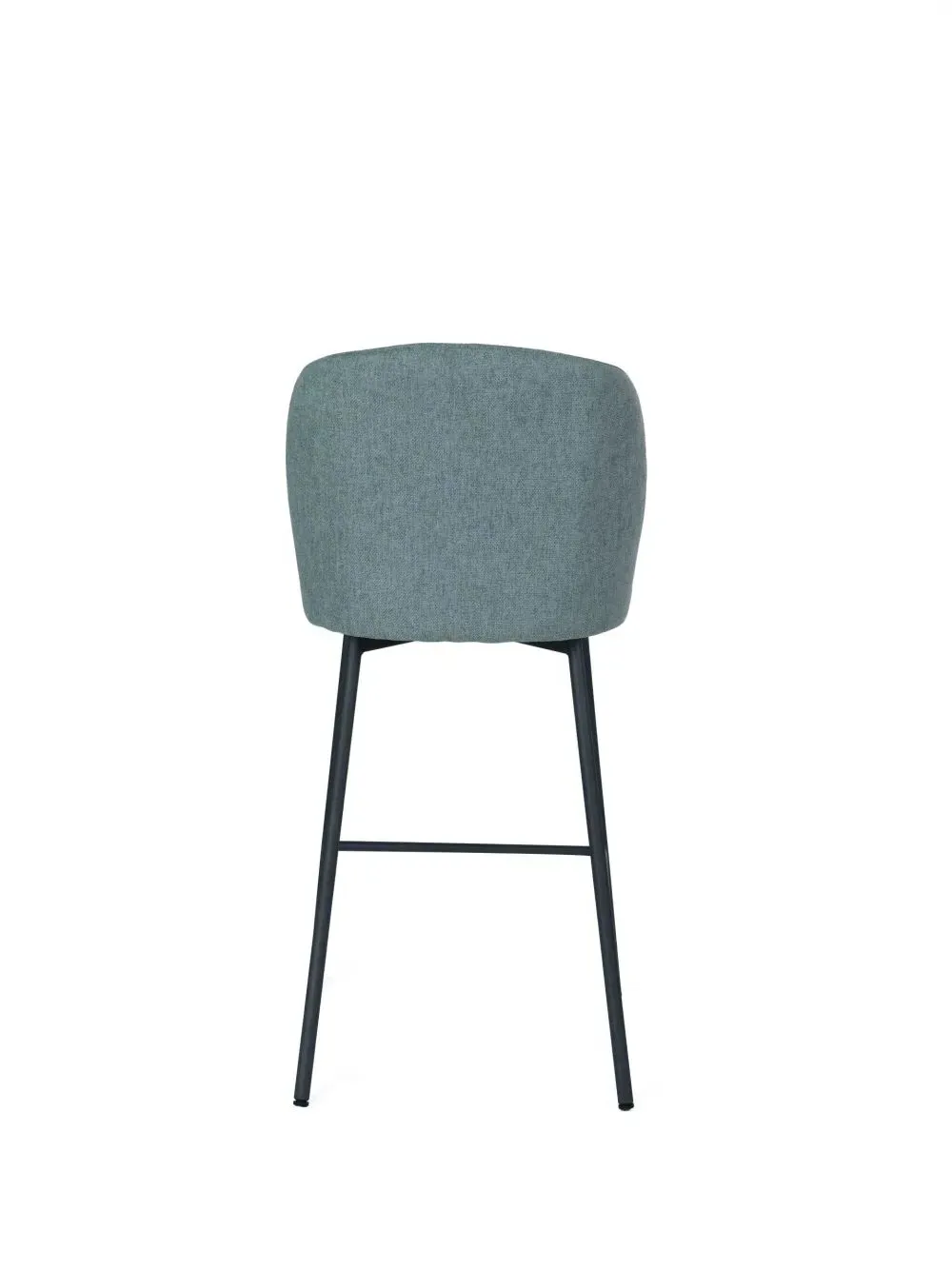 Falun Fabric Counter Stool - Light Green