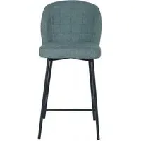 Falun Fabric Counter Stool - Light Green