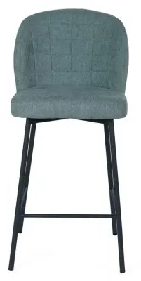 Falun Fabric Counter Stool - Light Green