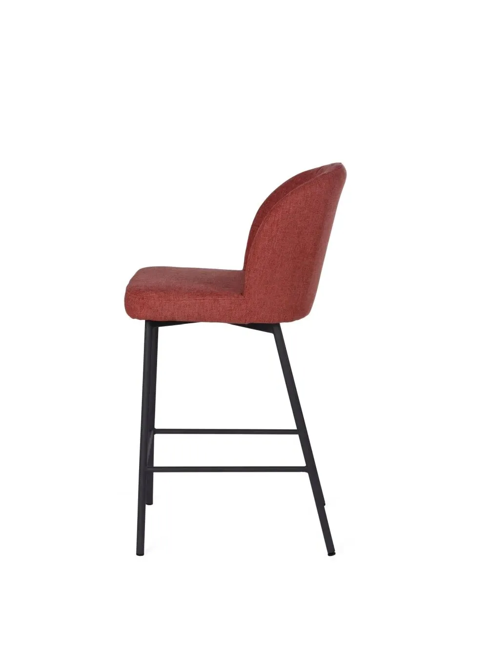 Falun Fabric Counter Stool - Red