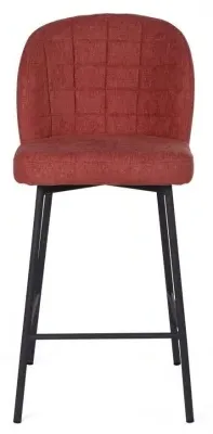 Falun Fabric Counter Stool - Red image