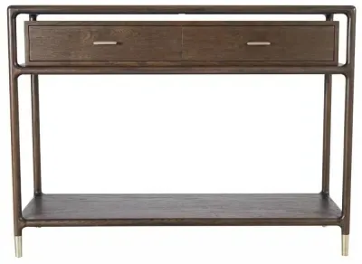 Lafe 2 Drawer Console Table - Walnut
